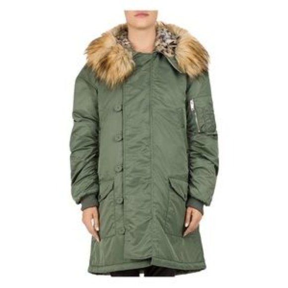 The Kooples Oversized “Leased” Parka | Sz 1/XXL - Picture 2 of 11